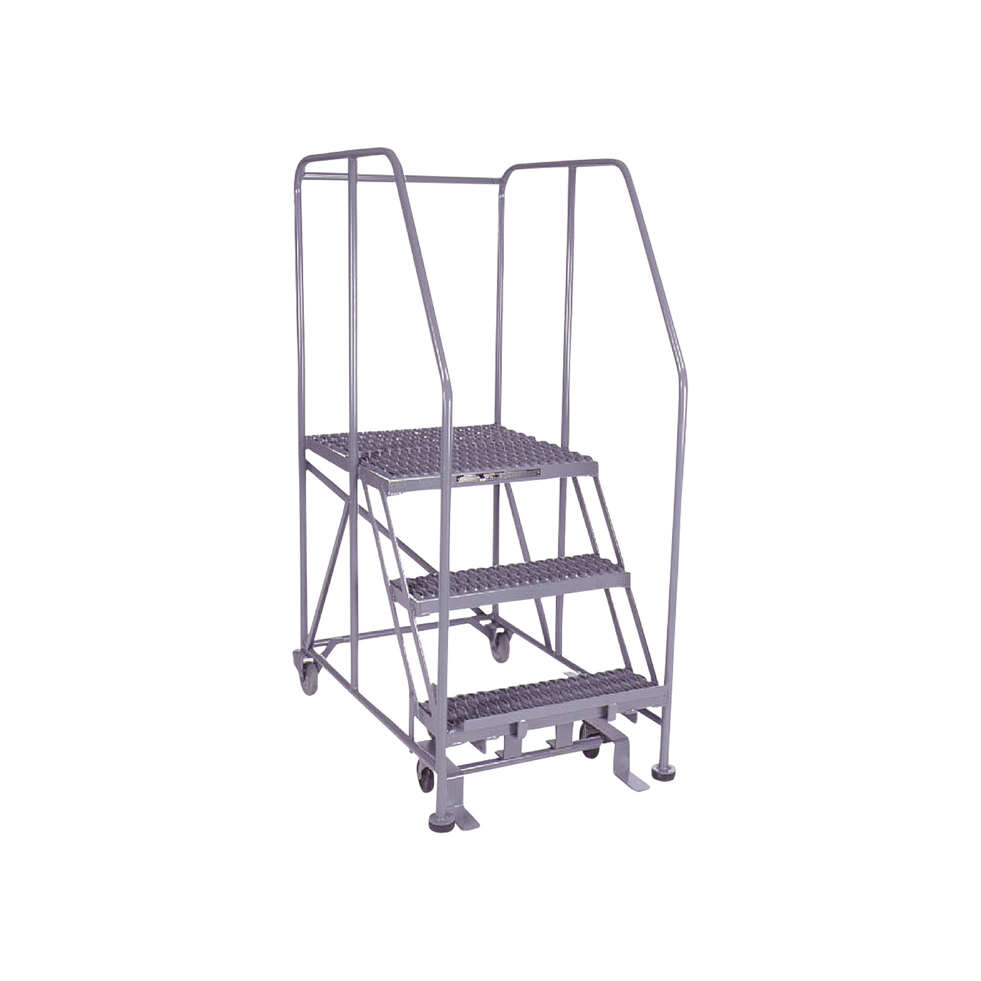 Cotterman Rolling Work Platform, 800-Lb. Capacity, 24in. x 24in. Work Platform, 3 Step, Model# 3WP3636RA3B4B8AC1P6